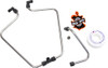 Black Stainless Steel Rocker Box Split Oil Line Old-Stf STFS66BK