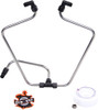 Black Stainless Steel Rocker Box Split Oil Line Old-Stf STFS66BK