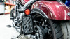 Slash Cut Vertical LED Tail Light License Plate Kit Black Burly Brand B13-3001TB