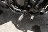 Slash Cut Pegs Footpegs Black Burly Brand B13-1204B