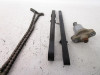 87 Honda TRX 125 Fourtrax Cam Tensioner Guides and chain 14550-HB6-000 1987-1988
