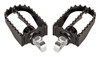 MX Style Pegs Adjustable Footpegs 58mm 2.5" Black Burly Brand B13-1000