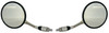 Left and Right Set Universal Side View Mirror Chrome M10 Fastner