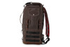 Voyager Sissy Bar Backpack Bag Waxed Canvas Dark Oak Burly Brand B15-1013D
