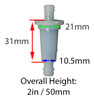 Emgo 1/4" Fuel Filter w/2 Feet Fuel Line for Honda 85-up ATC250R 85-86 ATC350X