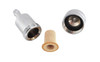 Inline 5/16 Fuel Filter Chrome With Line fits Kawasaki KAF300 KAF400 KAF620 Mule