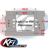 KFI Rear Formed Bumper 102135 for Honda Pioneer 520 2021-2023