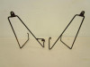 01 Honda TRX 350 FM Rancher Rear Fender Stays 80123-HN5-670 2000-2003