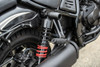 Slash Cut Passenger Pegs Footpegs Black Burly Brand B13-1205B