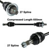 11-14 fits Arctic Cat 700 HDX XT Prowler ArmorTech Rear Left or Right Axle Stock