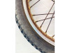 1971-1973 Kawasaki F6 Enduro 125 Front Dunlop Tire 3.00x18 and OEM Rim 41074-019