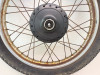 1971-1973 Kawasaki F6 Enduro 125 Front Dunlop Tire 3.00x18 and OEM Rim 41074-019