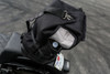 Voyager Sissy Bar Backpack Bag Leather Cordura Black Burly Brand B15-1013B