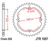 JT High CarbonSteel 38T RearSprocket for Yamaha 04-13 YFZ450 YFZ 450SE 450R 450X
