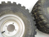 97 Yamaha Warrior 350 Maxxis RZR  9x9.0 Rear Wheels Tires 1997-2004