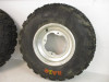 97 Yamaha Warrior 350 Maxxis RZR 22/7-10 10x6.0 Front Wheels Tires 1989-2006