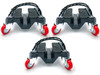 Caliber 3pk Rover360 Snowmobile Casters Dollies 13616-1