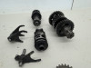 1986-1988 Kawasaki KDX 200 Transmission Input Output Gears Shifting Fork Drum