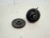 1986 Kawasaki KDX 200  OEM Kickstart Kick Start Shaft Spindle Gear 1986-1988