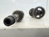 1999-2004 Honda TRX 400EX Transmission Main and Counter Shaft with Forks