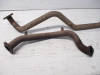 04 Kawasaki Mule 3010 KAF 620E used Front and Rear Head Pipes 18088-1155