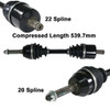 ArmorTech Front Left or Right CVAxleStock 13-14 for Polaris Sportsman 800 EFI4x4