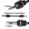 ArmorTech HeavyDuty Front Right CV Axle StockLeng 06-07 for Yamaha YXR660F Rhino