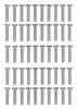 Quantity 50 M6 * 1.0 x 30mm Metric Hex Bolt 6mm x 1.0 30mm Long