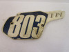 03 Kawasaki KX 500 used Right Side Panel Number Plate 36001-1419-266