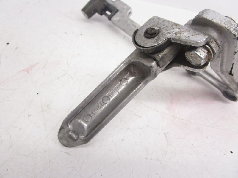 ℛ 様 03 Kawasaki Ninja 250 R Used Left Rear Passenger Foot Peg Bracket