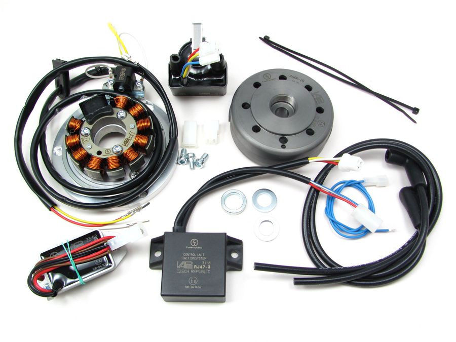 Powerdynamo MZ-B VAPE Ignition Stator System Yamaha RD RZ 350 400 Long  Shaft DC