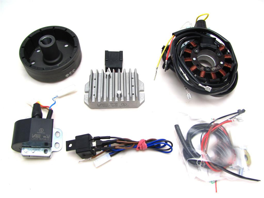 Powerdynamo MZ-B VAPE Ignition System Stator for MZ ES 175 300 ETS 250 6  Volt DC - cyclesrus.net