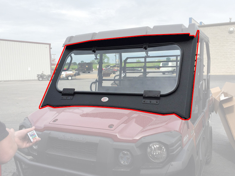 For Kawasaki Mule Pro FXT 2015 2016 2017 2018 2019 2020 2021 Cab