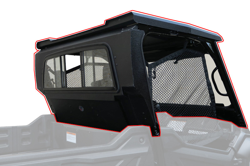 All Steel Complete Cab Enclosure System No Doors fits Honda