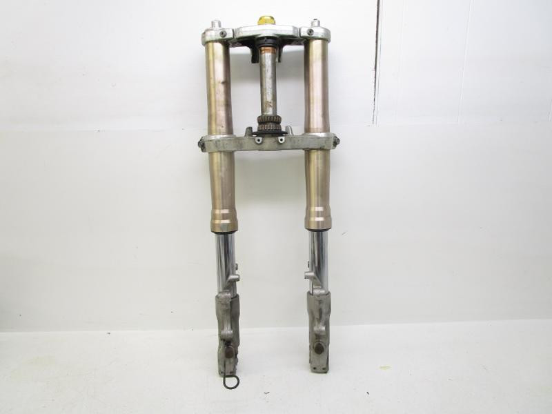 あ 97 Kawasaki ZX7R P Front Forks Left Right 44070-1490-KF 1996-2003