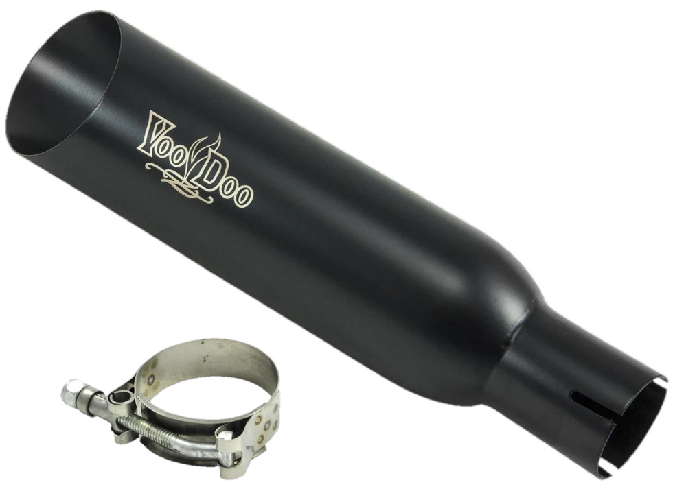 Voodoo Black Shorty Slip-On Muffler VECBR5L3B for Honda CBR500R