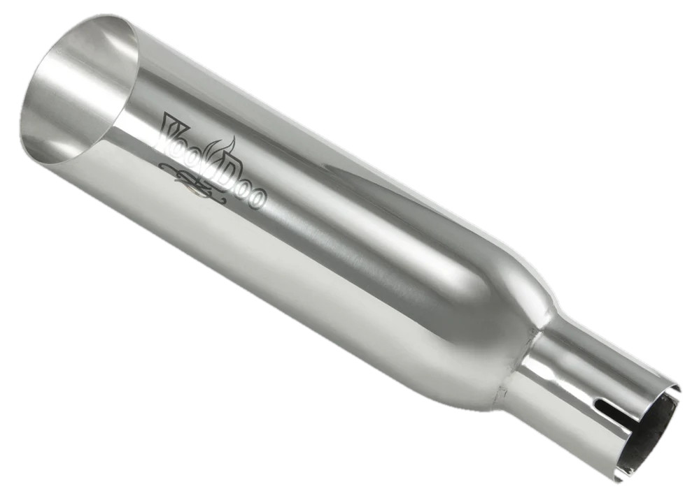 Voodoo Polished Shorty Slip-On Muffler VEZX636K3P for Kawasaki