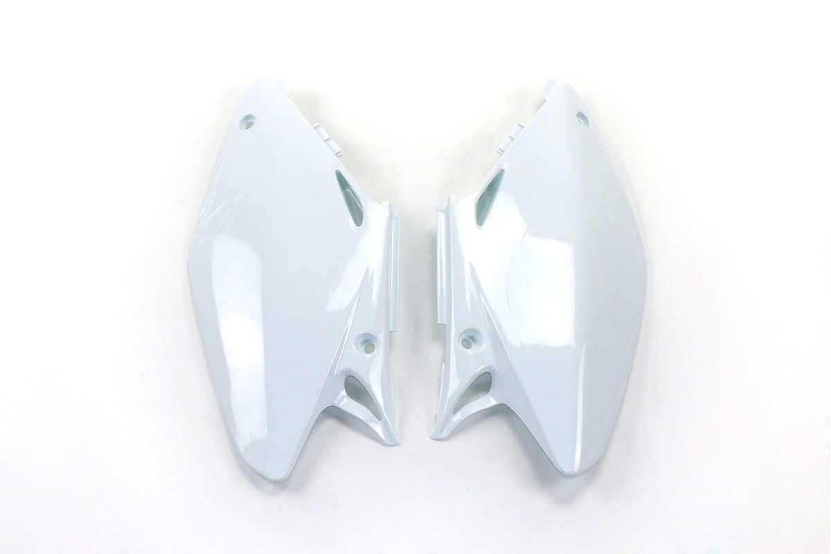UFO Side Cover Plastic Panels White for Honda 2002-04 CR 125 CR