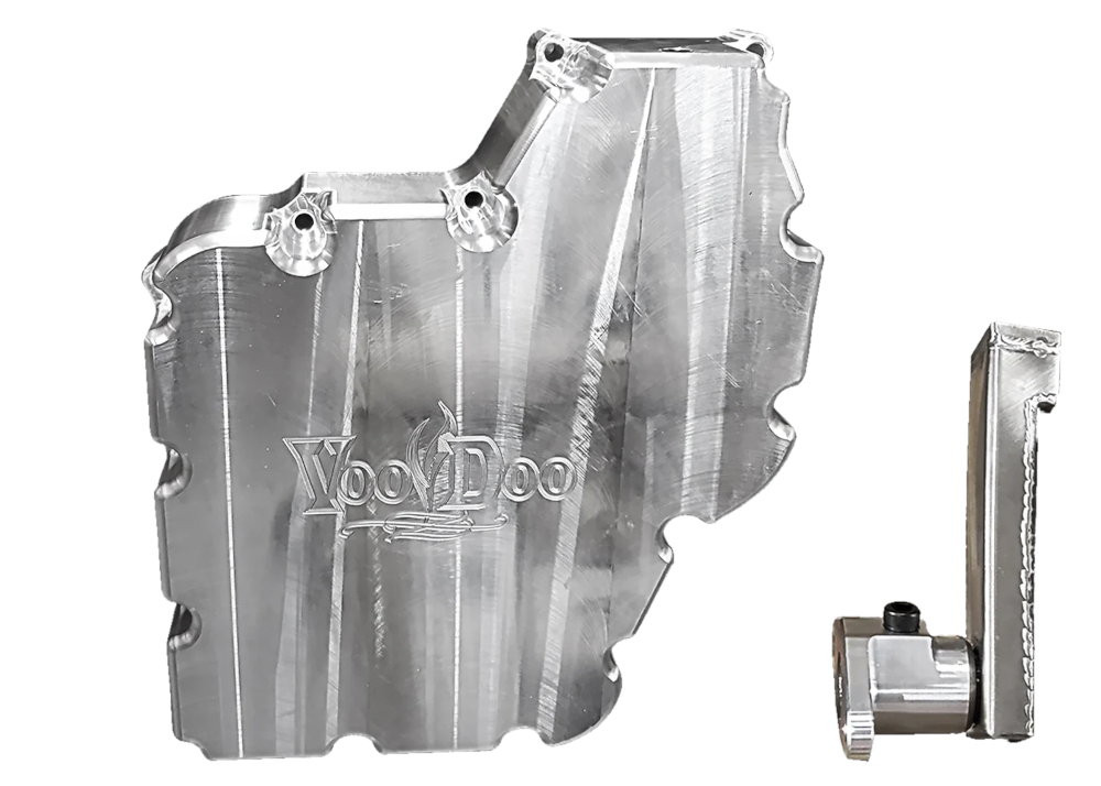 Voodoo Billet 2in Oil Pan w Swinging Pick-Up VOPBUSAJ9N for