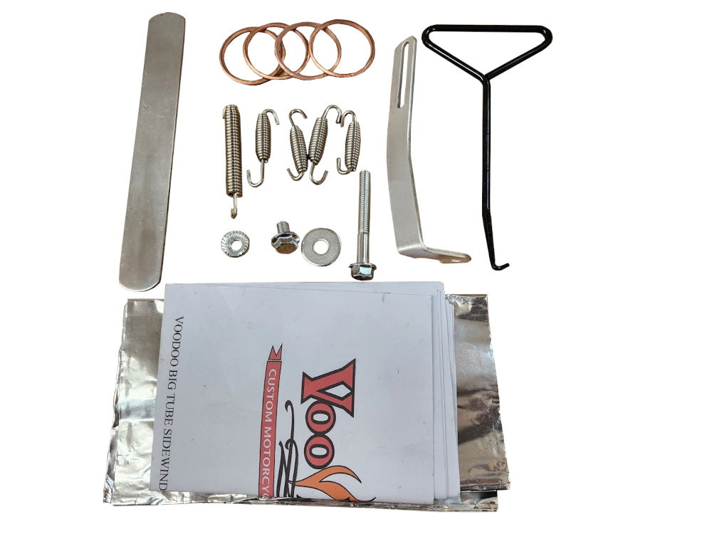 Voodoo Sidewinder Big Tube 18in Slash Exhaust System for ZX14