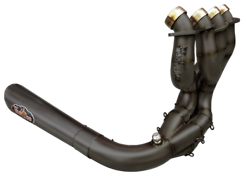 Voodoo Black Sidewinder Slash Exhaust System for Kawasaki ZX10