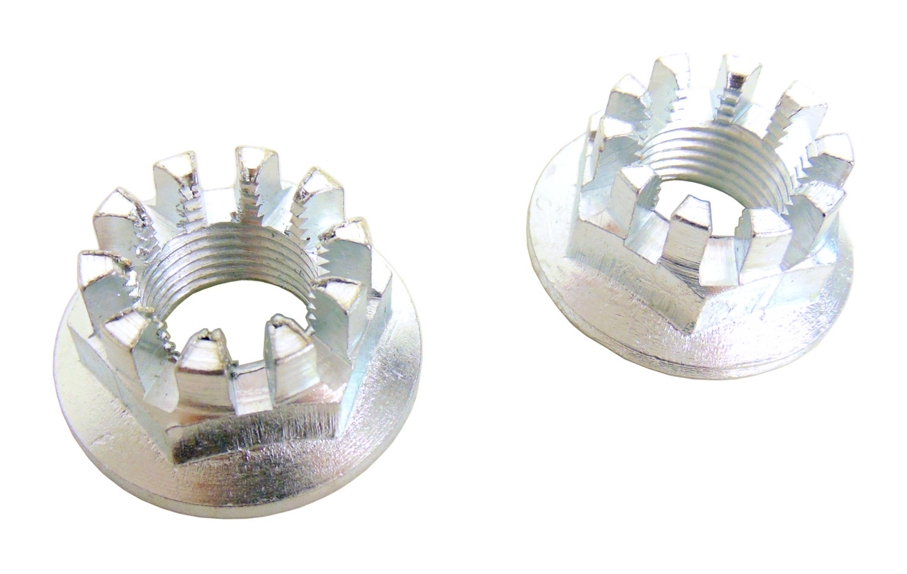 2 Rear Axle Hub Castle Crown Nut 18mmx1.50 04-09 for Suzuki