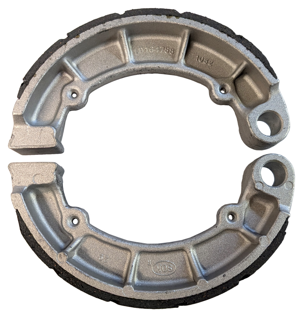 Emgo Rear Grooved Brake Shoe for Kawasaki 93-99 Bayou KLF400B 4x4