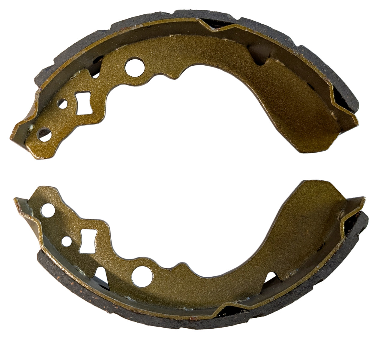 なかのす 1019 Emgo Front Grooved Brake Shoe for Kawasaki 2001-07 Mule 520