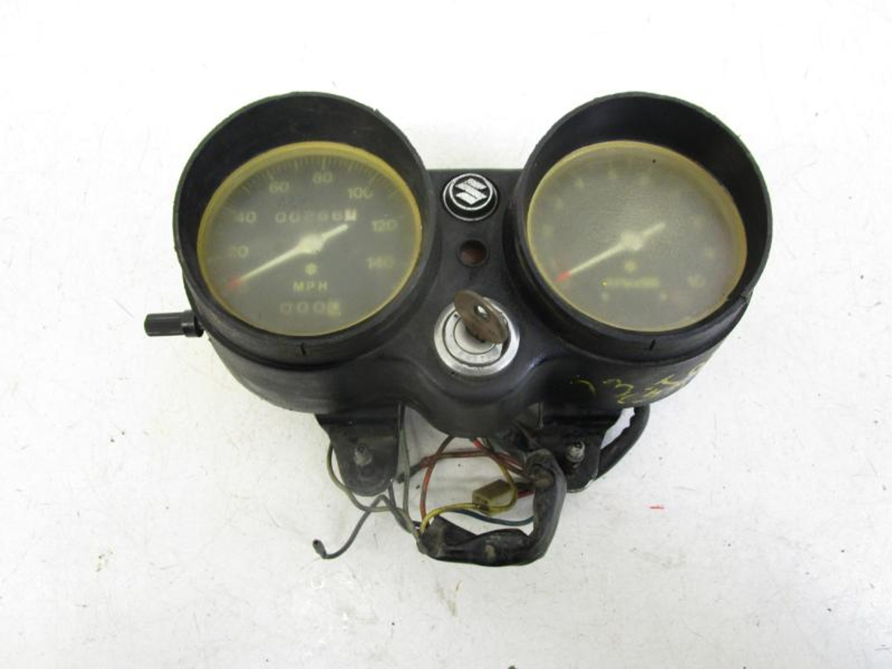 SUZUKIGT380メーター 1972 Suzuki GT 380 Sebring Speedometer Tachometer Gauges 266