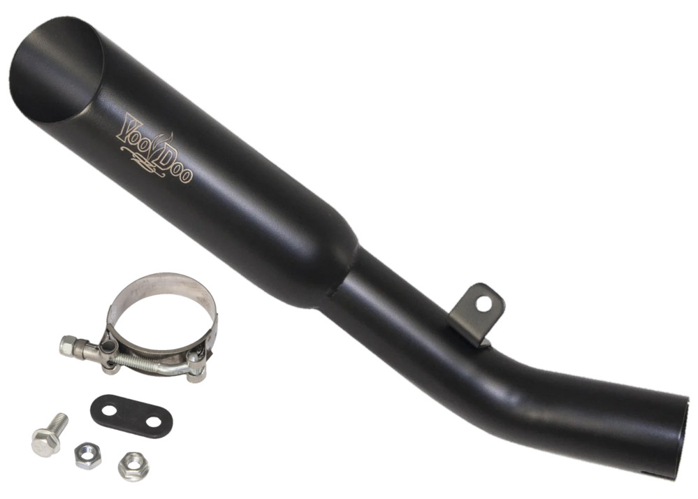 Voodoo Black Shorty Race Slip-On Muffler VEGSXR67K8CDB for GSXR600