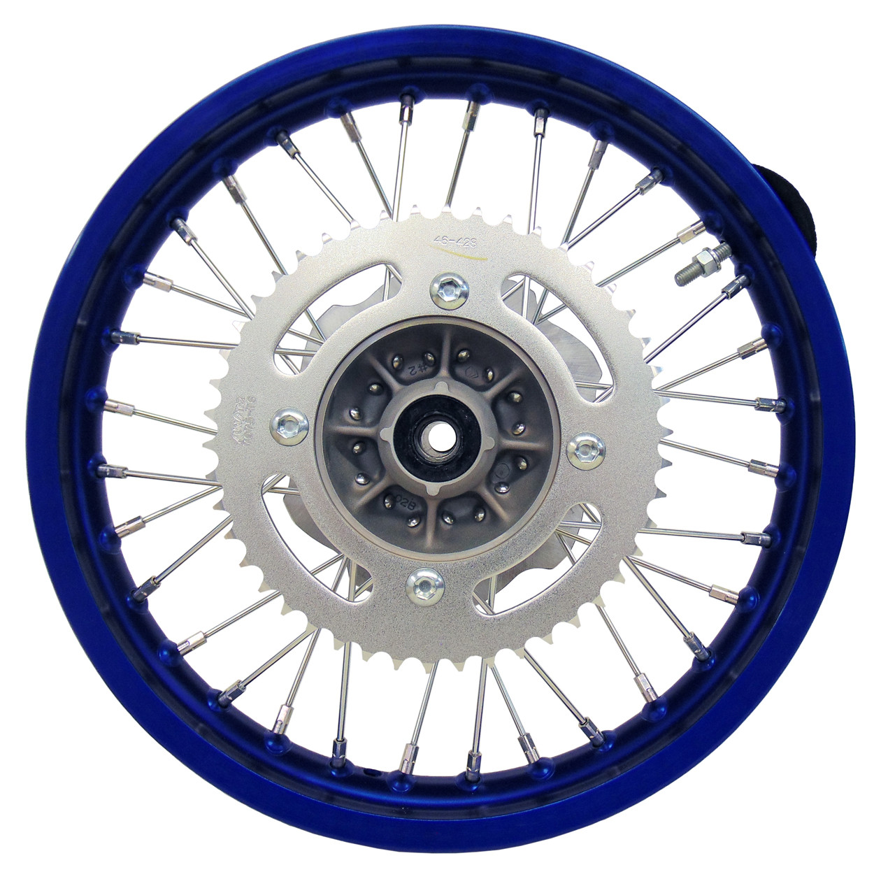 ヤマハYZ80用リヤスポークホイール J14x1，60 &51Tスプロケット他 適応 