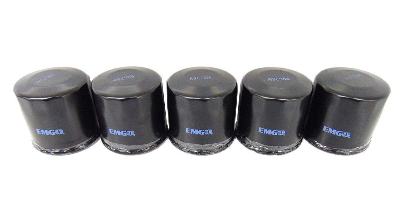 専用⑯ 5 Emgo Spin On Oil Filter 10-82240 fits Kawasaki ZX 10R 12R 600
