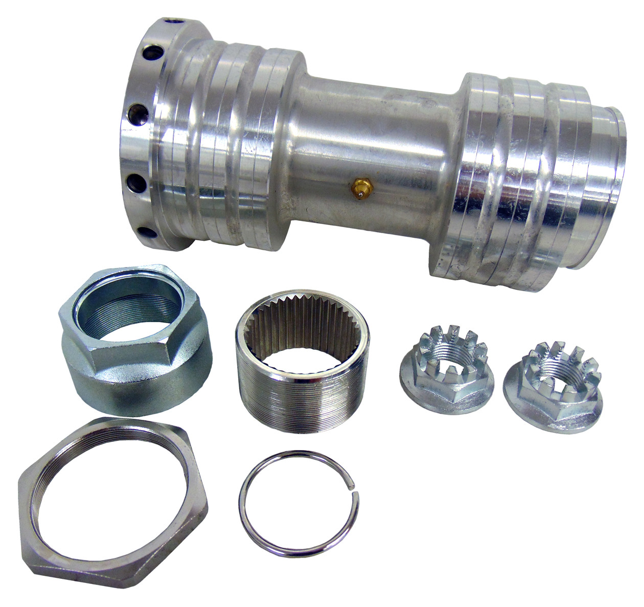 Fits Honda Rear Axle Lock Nut & 2 Castle Crown Nuts & Carrier TRX