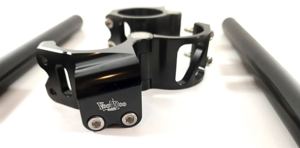 Voodoo Lowering Top Triple Clamp Clip-Ons Kit for Kawasaki ZX14